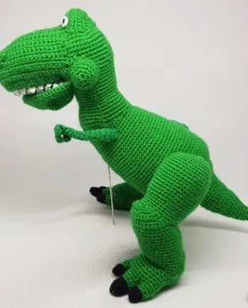Green Toy Dinosaur