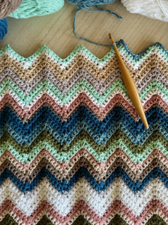 zig-zag blanket